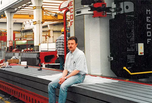 Stewe . CNC-Fertigung . 1999 Installation hochleistungsbearbeitungszentrum Mecof